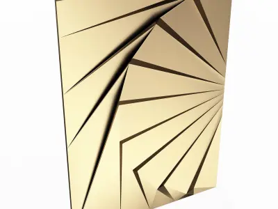 3D Wall Panel 05 Low-poly 3D model