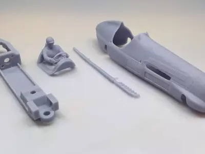 Alfa Romeo 158 Slot Car 3D model