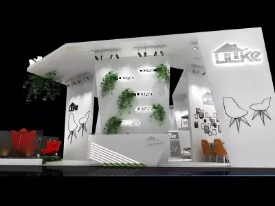 Exhibition - Area -10X13-3DMAX2009-01 3D model