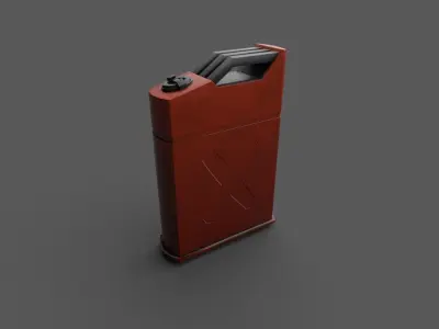 Low Poly Canister Pack Collection Low-poly 3D model