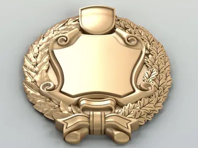 Coat of arms decorative 005 3D model
