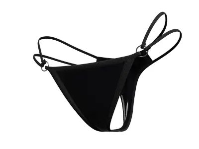 Stylish Bikini Mid-Poly PBR Textured 3D model