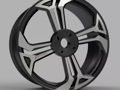 CAR WHEEL 006 3D model