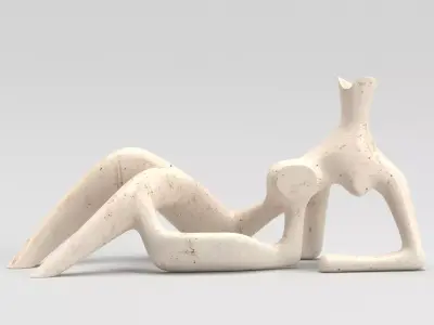 Henry Moore Sculpture 3D model