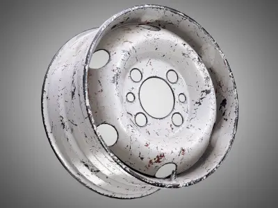 Car Rim AAA PBR Game Ready Asset Low-poly 3D model