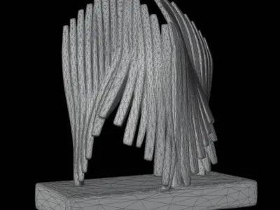 Angel Wings Decor 3D model