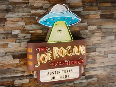 JRE Neon Sign - Joe Rogan Experience Podcast Studio Prop 3D model