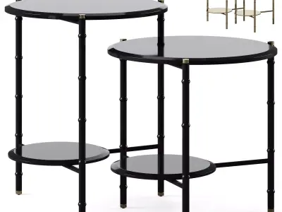 Coffee table BAMBOO by Luxence Luxury Living 3D model