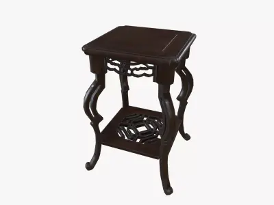 Stool flower pot 3D model