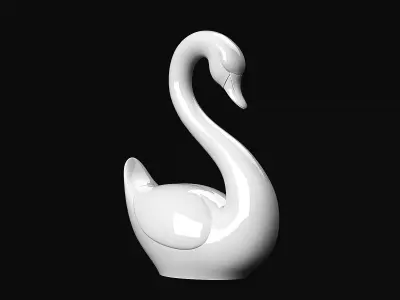 Swan Sculpture 3D print model