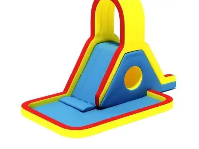 Kids Primary Inflatable Slide 3D model