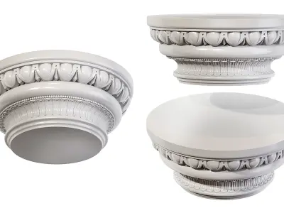 Classic capital 09 3D model