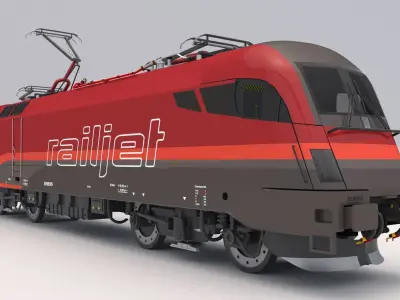 Siemens Taurus RailJet 3D model