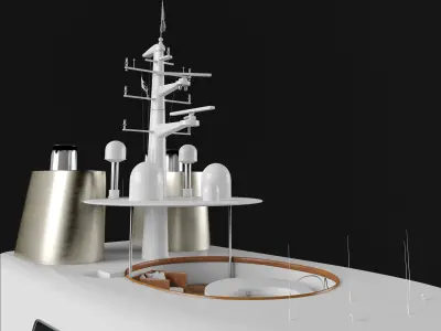 Luxury Motor Yacht A 3D model