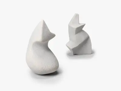 Mudrenko Woman and Dance Figures 3D model