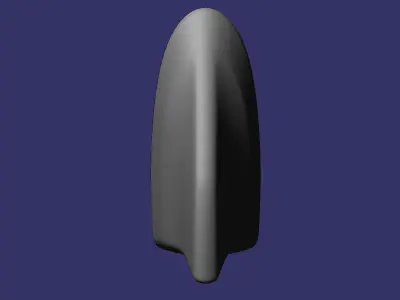 Antenna shark fin  Free 3D print model