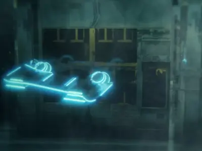 Sci-Fi Hoverboard Free low-poly 3D model