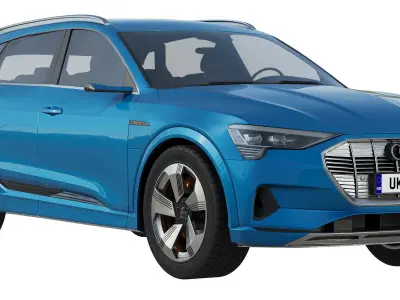 AUDI E-TRON 2020 3D model by zifir3d