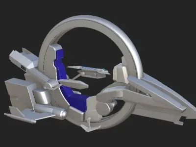 Yu-Gi-Oh 5Ds Jack Atlas Duel Runner Wheel of Fortune 3D model