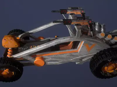 Outrunner The War Low-poly 3D model