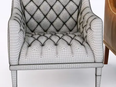 HG Eastbourne armchairs 3D model