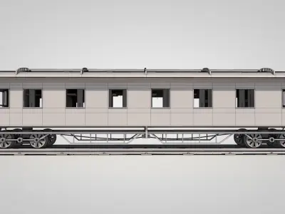 Wild West Sleeping Car 3D model