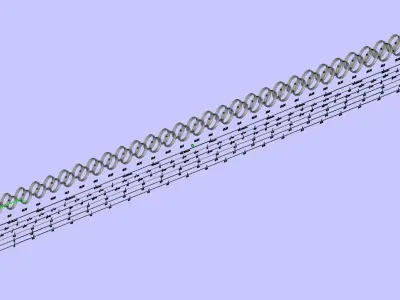 Wedding ring set 3D print model