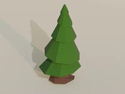 Forest Assets Low-poly 3D model