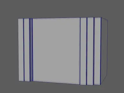 encyclopedia of assouline coffetable books travel red 3D model