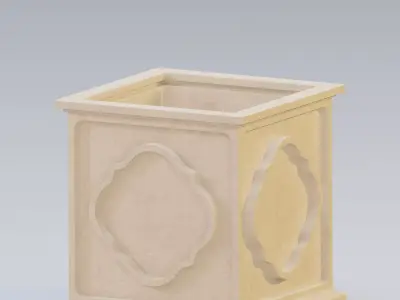 Garden urn planter47 3D model