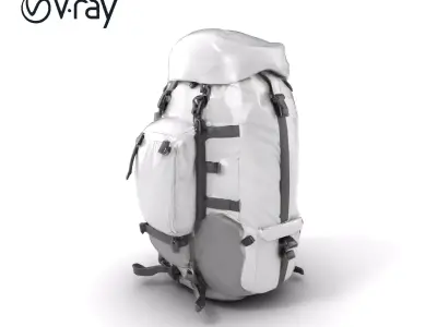 Expedition Backpack Adventure model pack Low-poly 3D model
