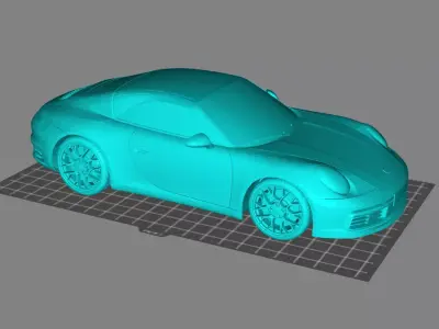 Porsche 911 Carrera S 3D print model
