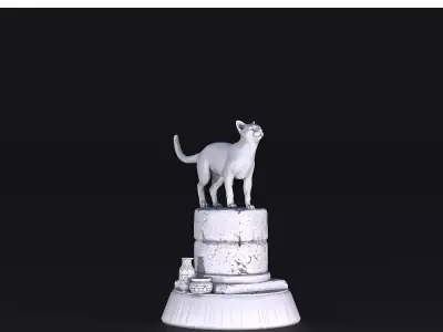 cat mummy 3D print model