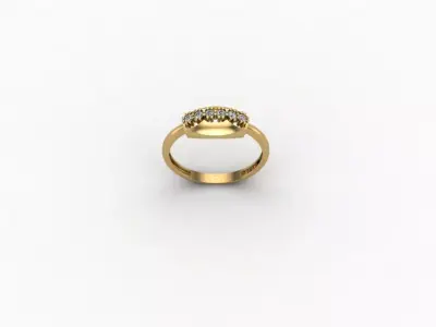 gold ring pint jewelry model 3d stl 3D print model buy