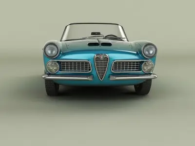 Alfa Romeo 2000 Touring Spider 3D model