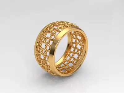 Pattern Ring 1 3D print model