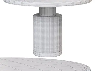 Hamptons Pedestal table by Frato 3D model
