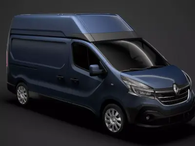 Renault Trafic Van L2H2 2020 3D model