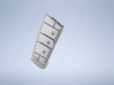 Coffee machine tray cover 3D print model