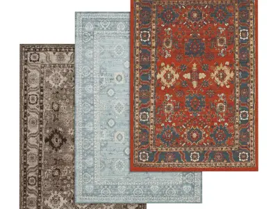 Rug Set 485 3D model