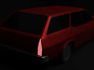 Highpoly Holdens minimalist restmod 3D model