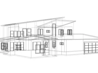 Contemporary House 06 -Archimple LLC 3D model