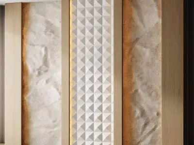 3d wall panel 10 3D model