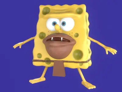 7 Printable models Spongebob memes pack print 3D print model
