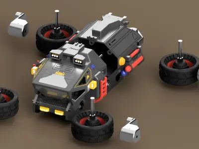 Rover de Exploracion Planetaria Ares Vanguard  3D print model