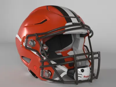 CLEVELAND BROWNS Helmet Football AFC NORTH PBR updated 2025 3D model