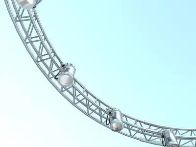 Truss with par 3D model