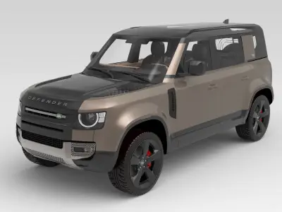 new Defender 3D model