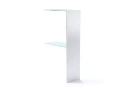 White Modular Shelf System 3D model