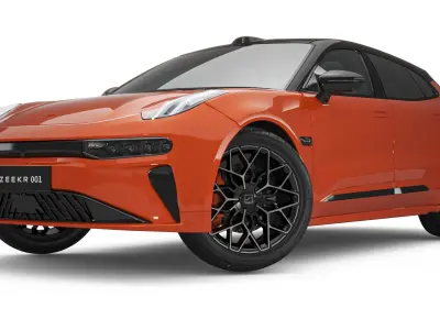 2025 Zeekr 001 With Interior 3D model